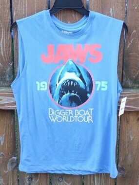 Jaws Sleeveless T-Shirt Sz. XXL (18)